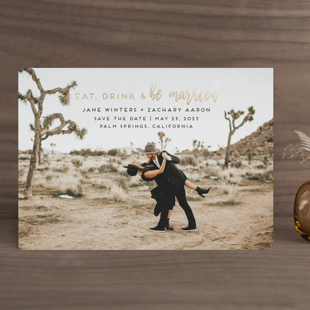 Foil Eat, Drink & Be Married