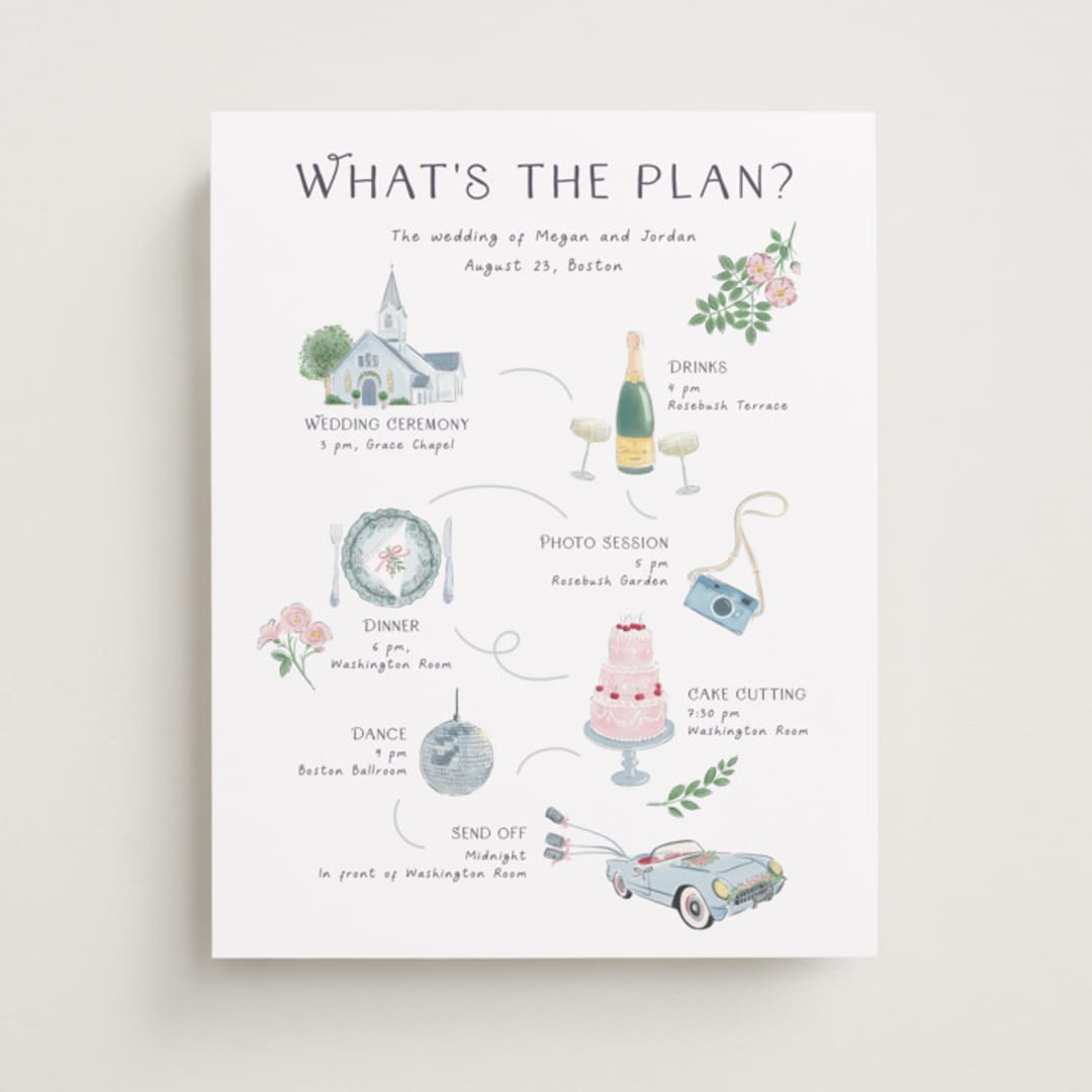 "Journey of the Day" - Schedule Signs in Porcelain by frau brandt - Front