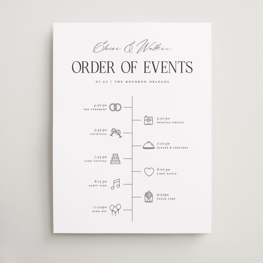 "Iconic" - Schedule Signs in Powder by Laura Hamm - Front