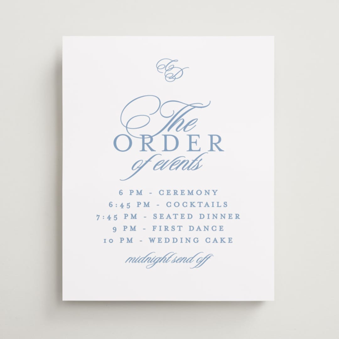 "Aristocratic" - Schedule Signs in Sky by Creo Study - Front