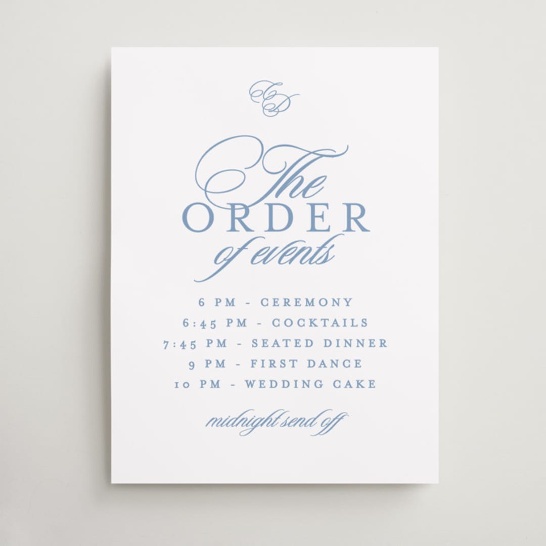 "Aristocratic" - Schedule Signs in Sky by Creo Study - Front
