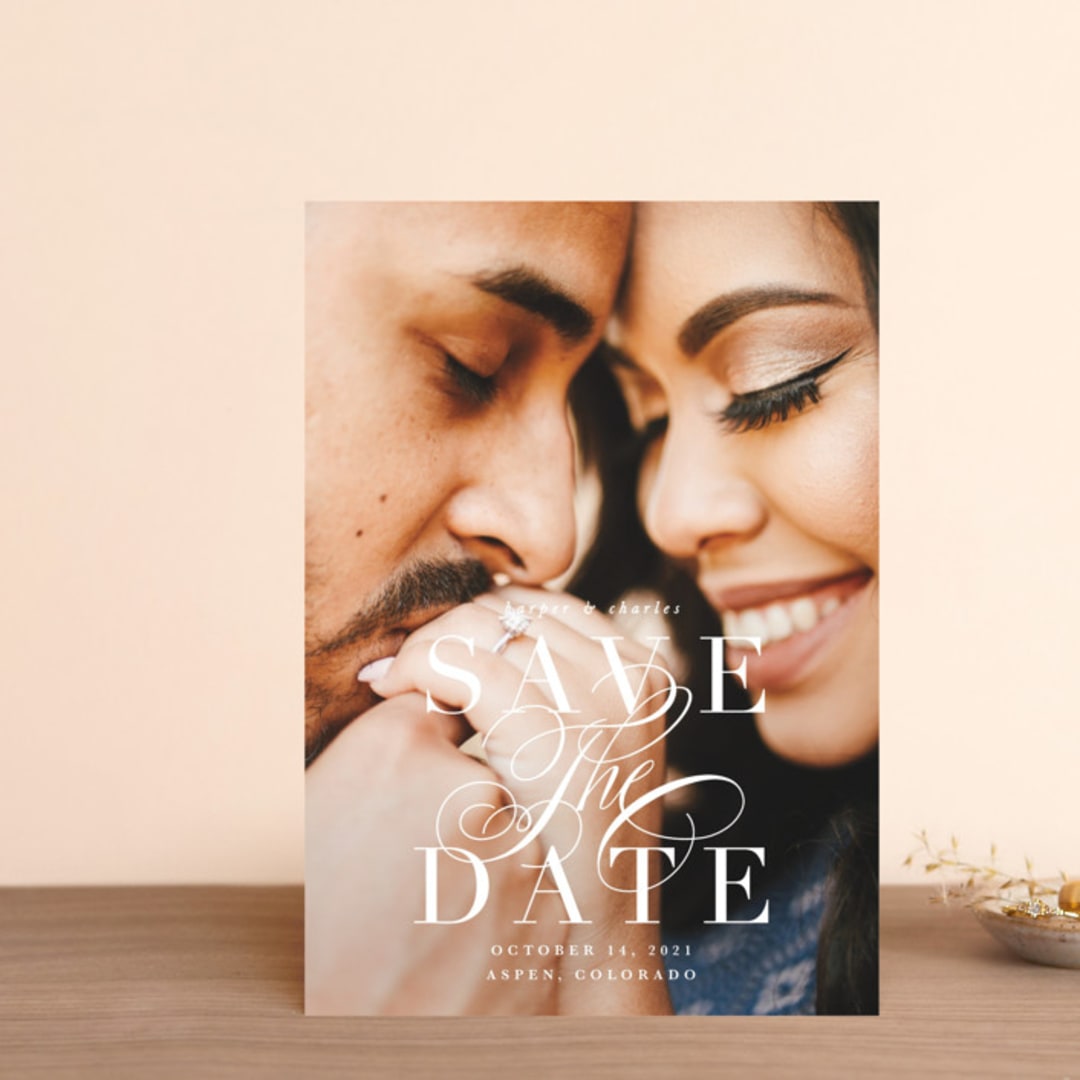 "Bonita" - Save the Dates in Snow by Lauren Chism - Front