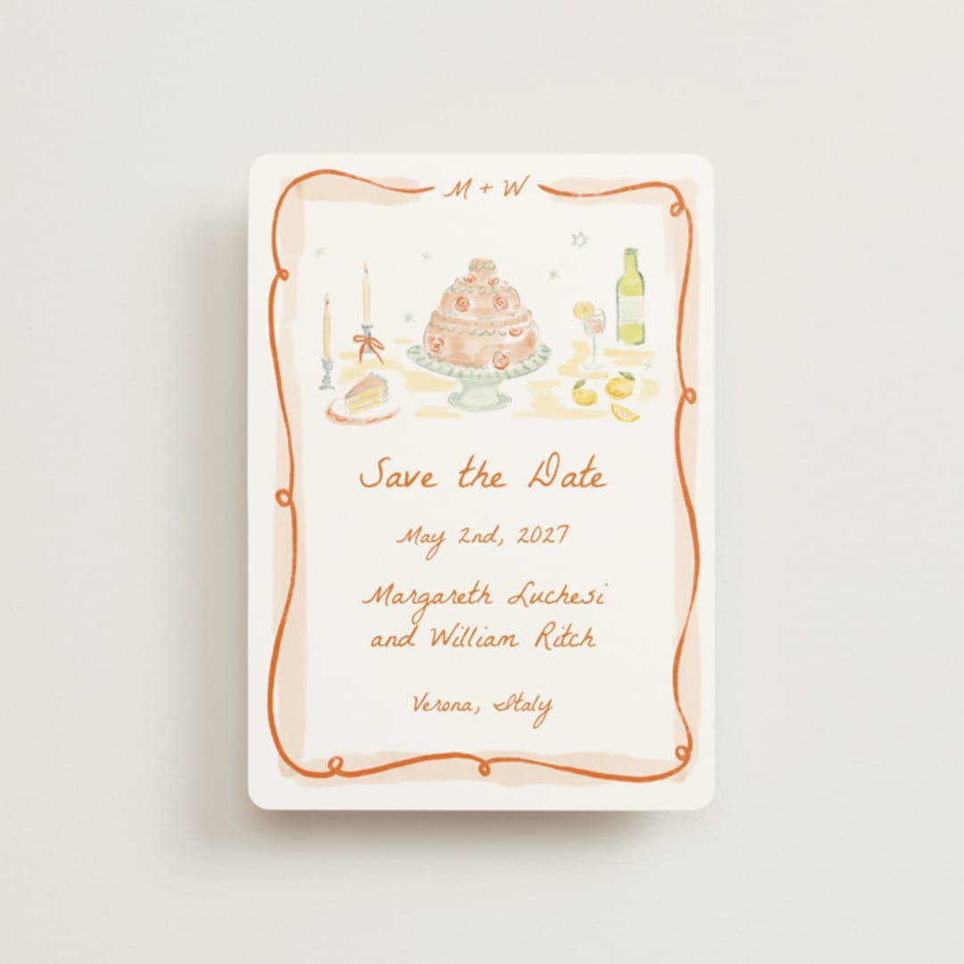 "Giardino" - Save the Dates in Flame by Pati Cascino - Front