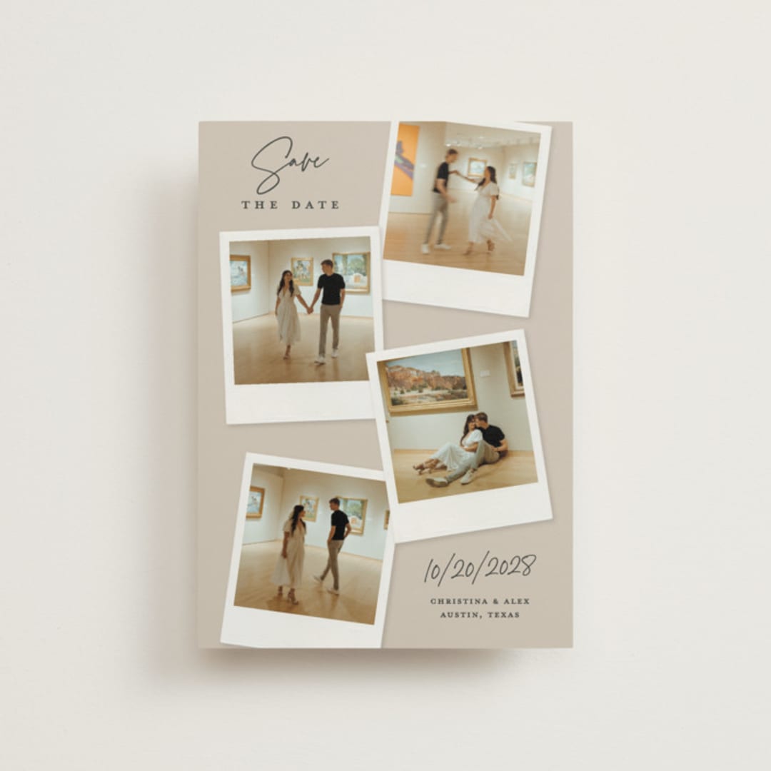 "Instant Elegance" - Save the Dates in Dune by Kerry Doyle - Front
