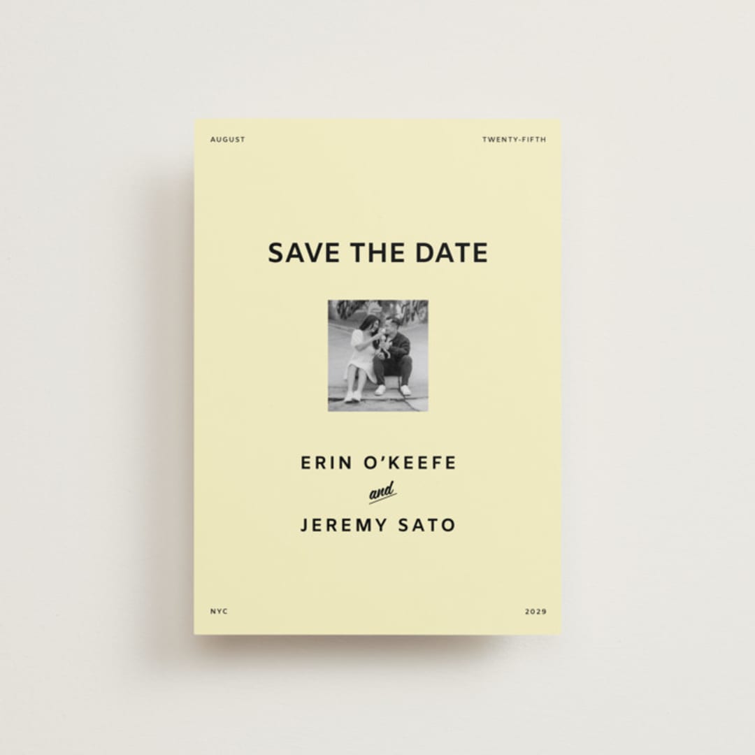"Courthouse" - Save the Dates in Butter by Studio Suku - Front