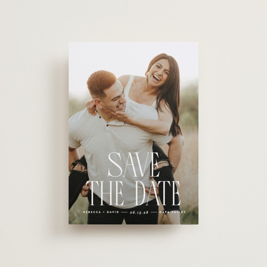 "headlined" - Save the Dates in Cloud by JoAnn Jinks - Front