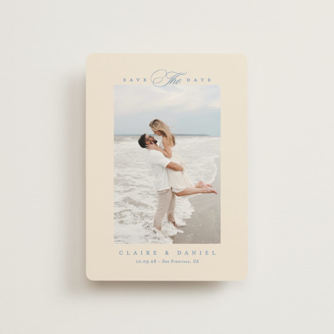 "Aristocratic" - Save the Dates in Wave by Creo Study - Front