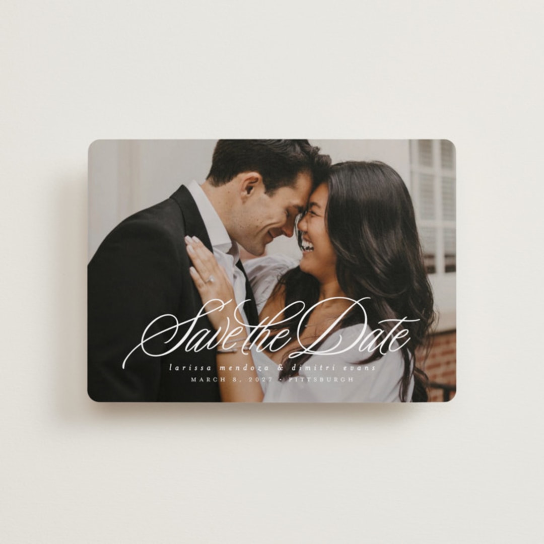 "Lovely Day" - Save the Dates in Pearl by Lea Delaveris - Front