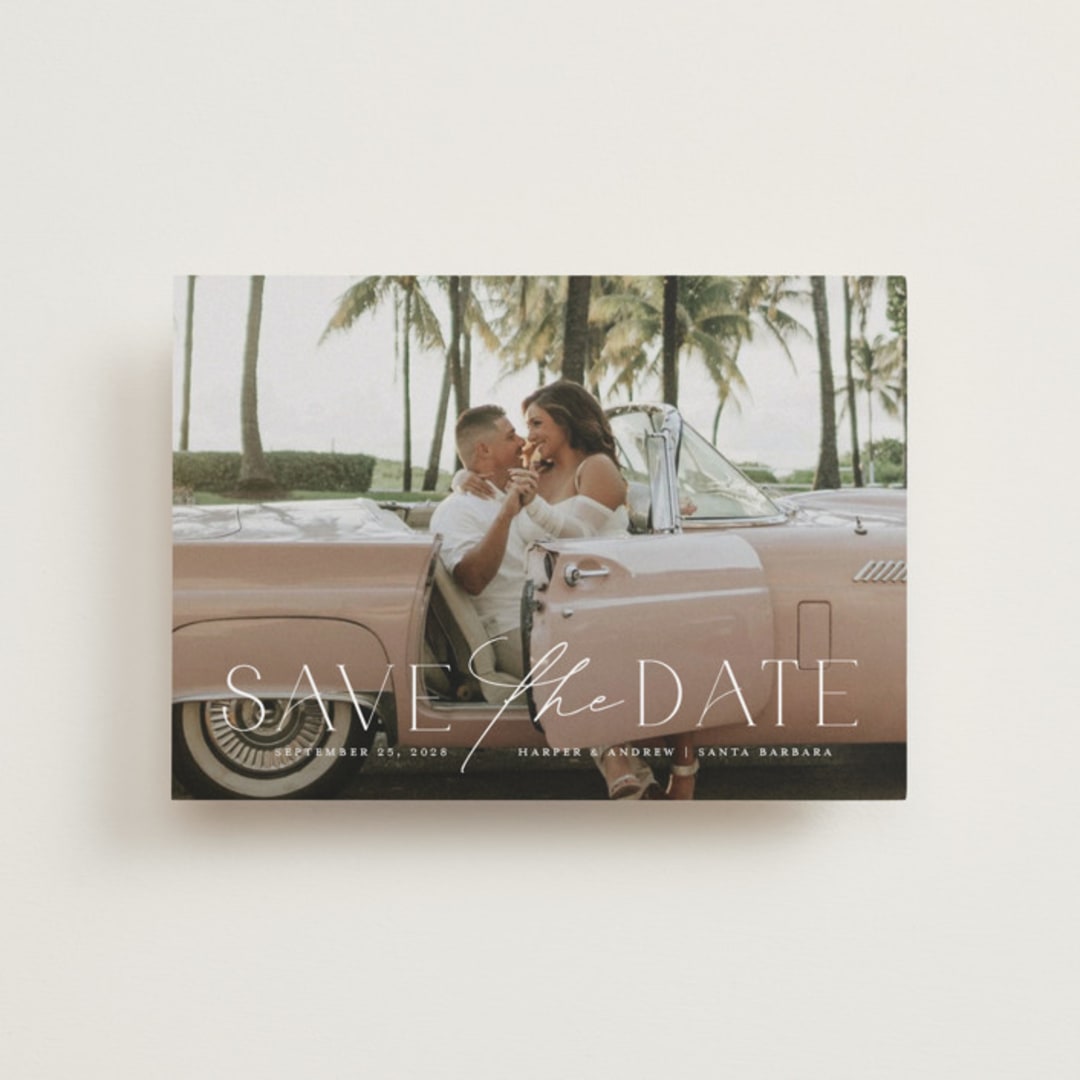 "A fun ride" - Save the Dates in Snow by Yaling Hou Suzuki - Front