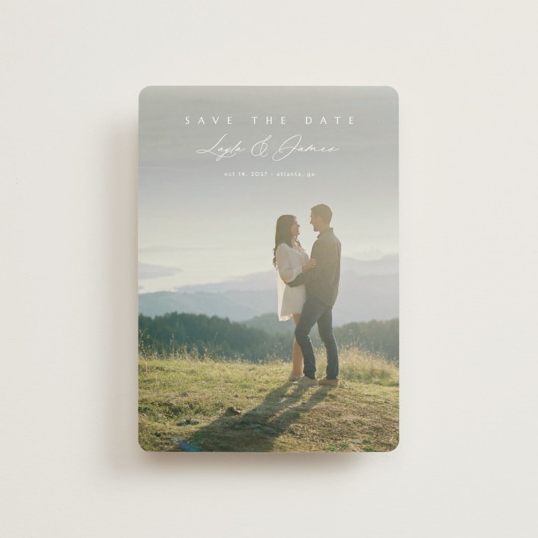 "Aloft" - Save the Dates in Lace by Kaydi Bishop - Front