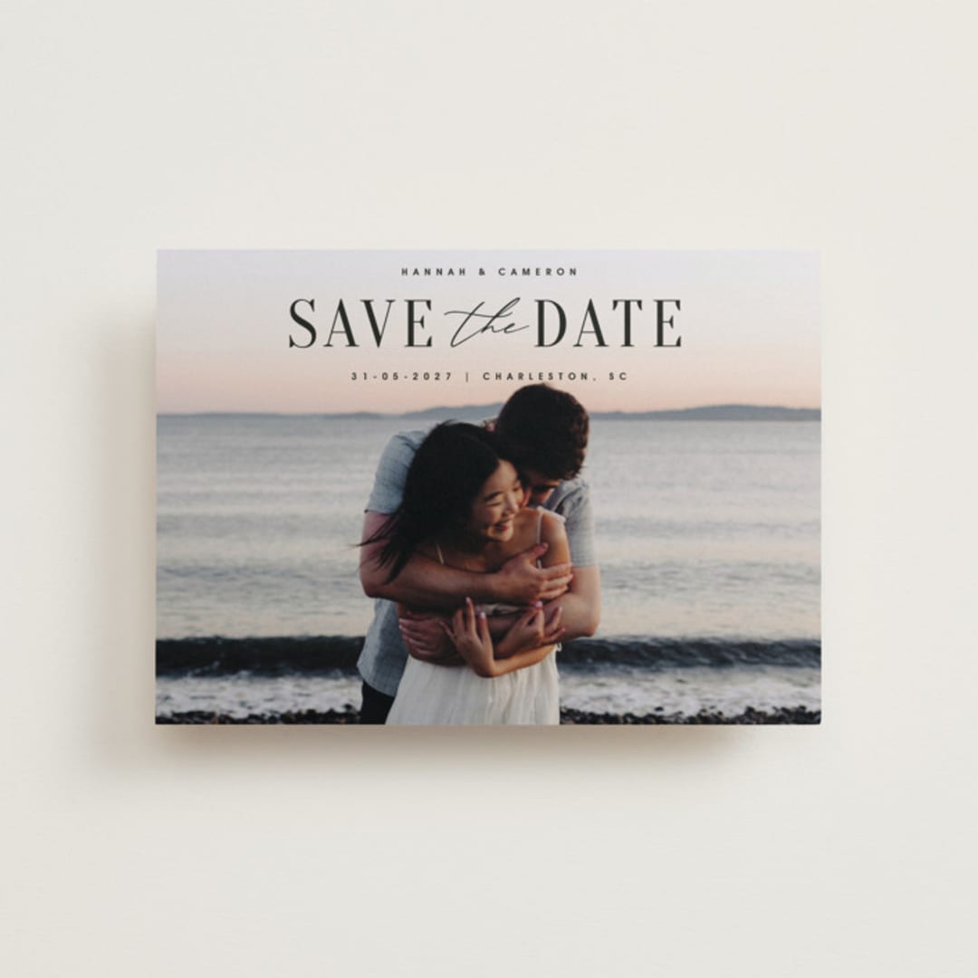 "Danielle" - Save the Dates in Ink by Zani van Zyl - Front