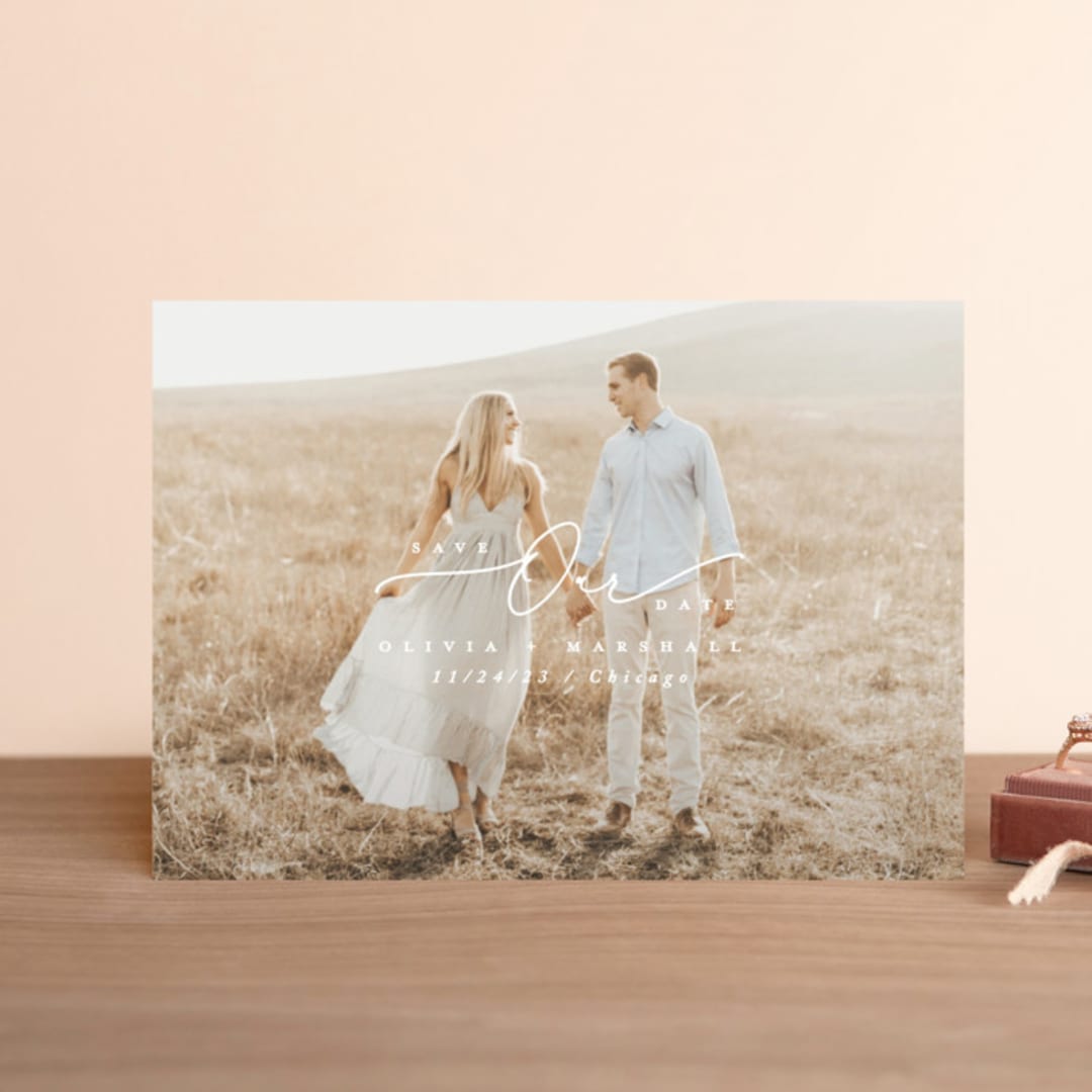 "Our Date" - Save the Dates in Diamond by Jen Banks - Front