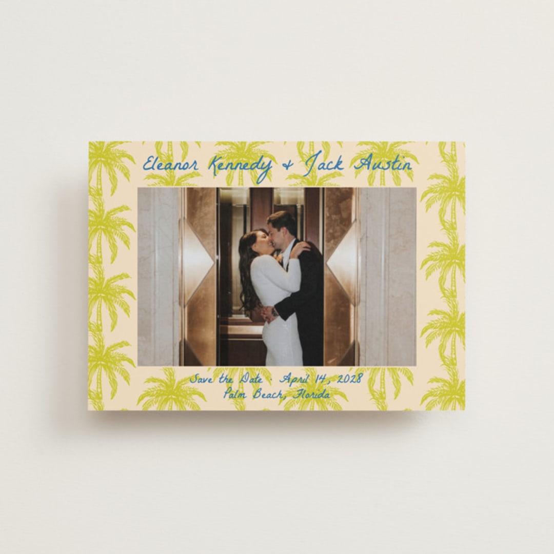 "Palm Beach" - Save the Dates in Limon by Megan Davis - Front