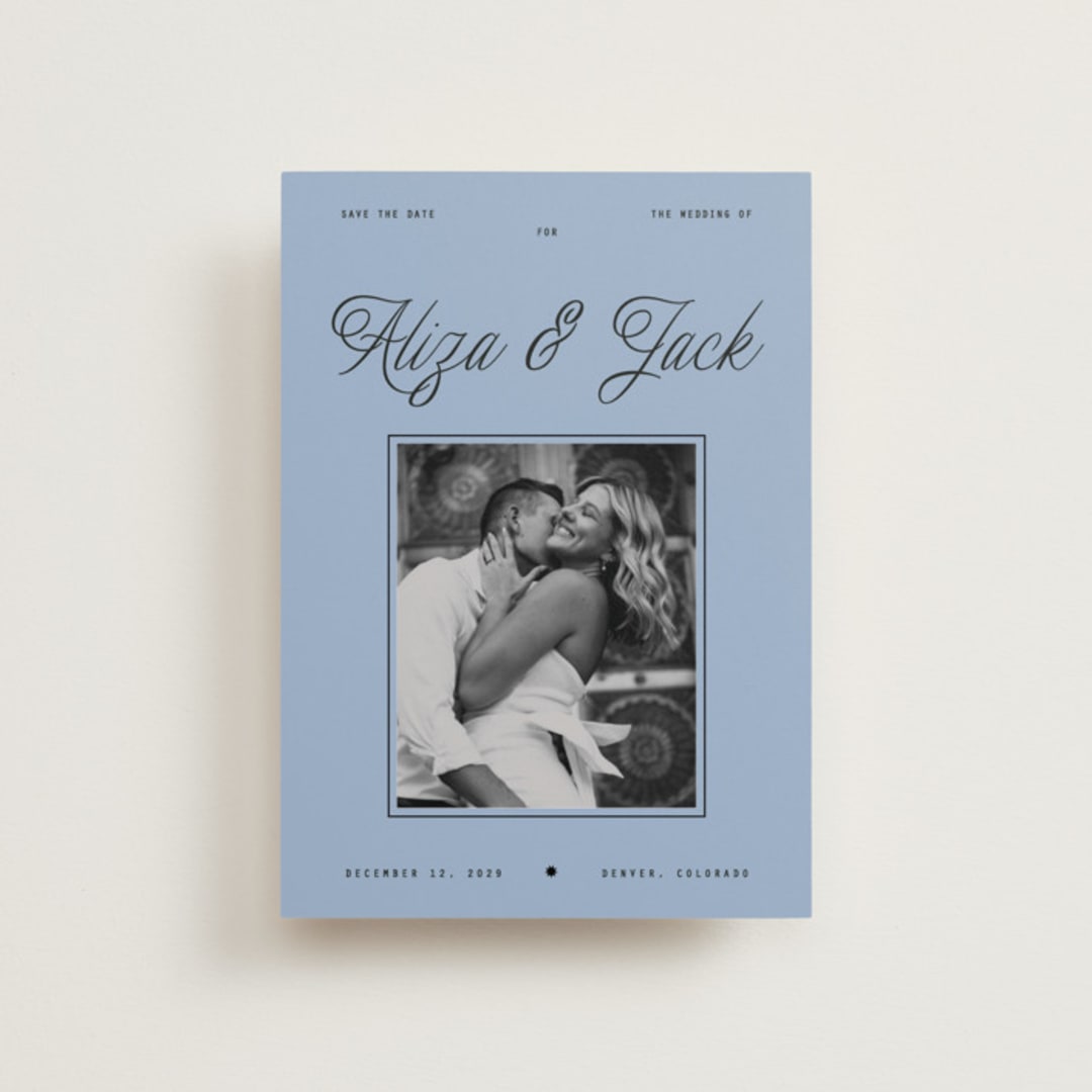 "Cheers" - Save the Dates in Sky by Blustery August - Front