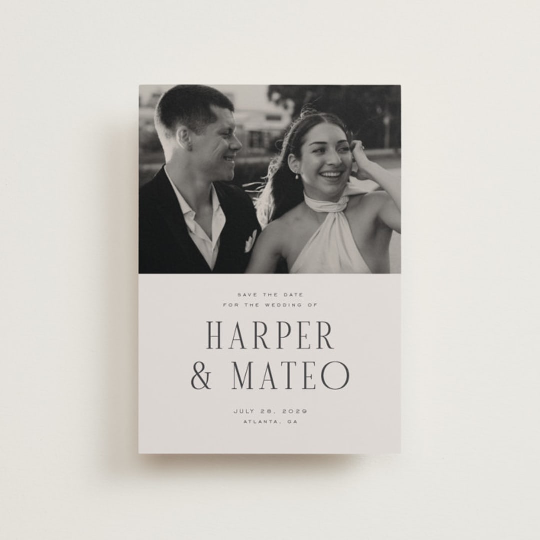 "Close-up" - Save the Dates in Sandstone by Nicole Walsh - Front