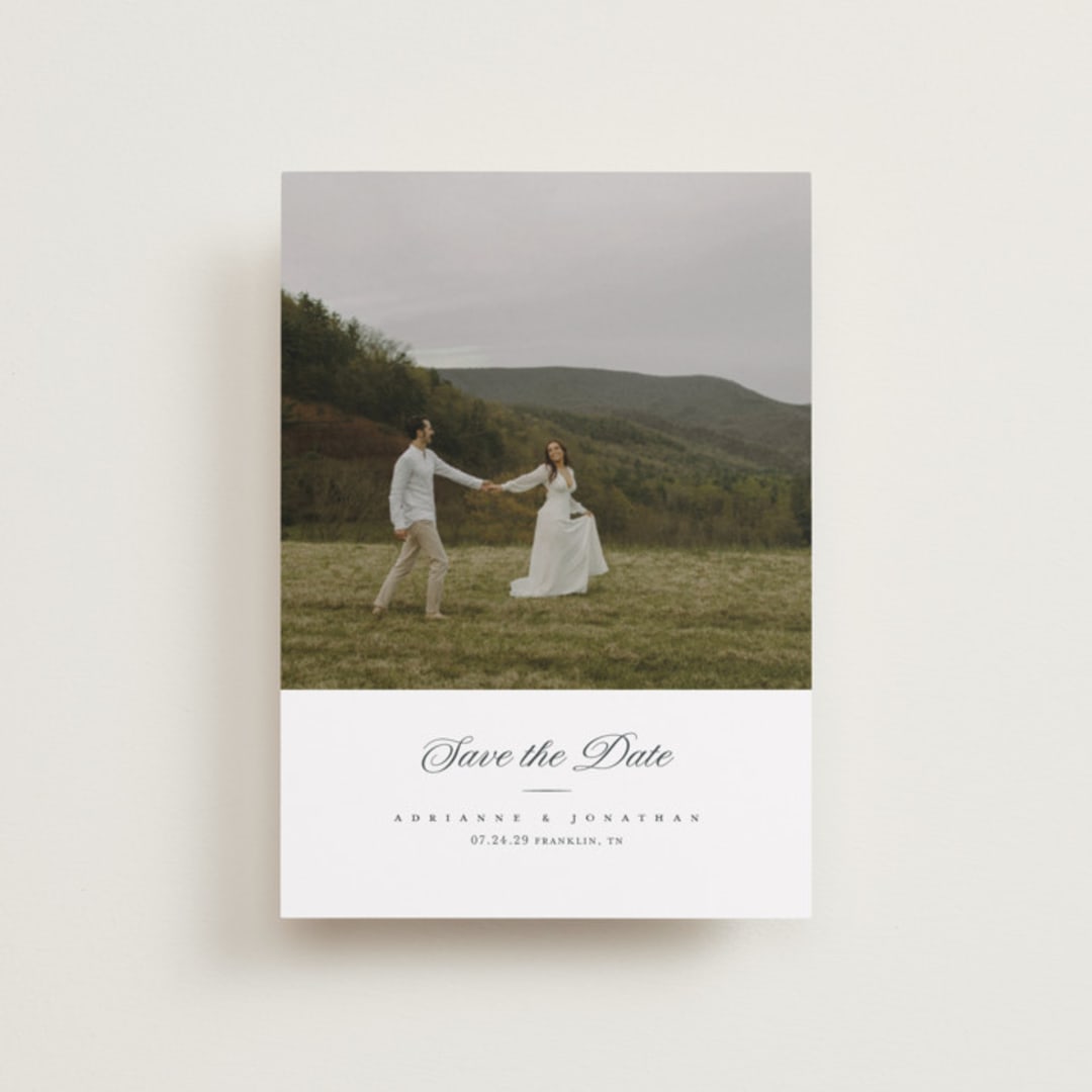"Together Always" - Save the Dates in Chiffon by Eric Clegg - Front