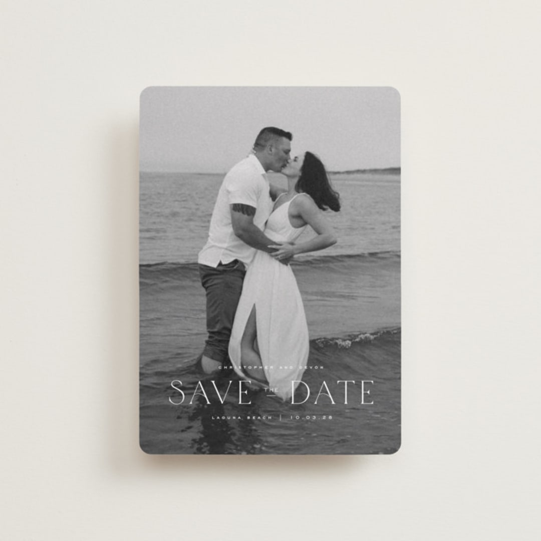 "Summer Love" - Save the Dates in Cloud by Wildfield Paper Co - Front