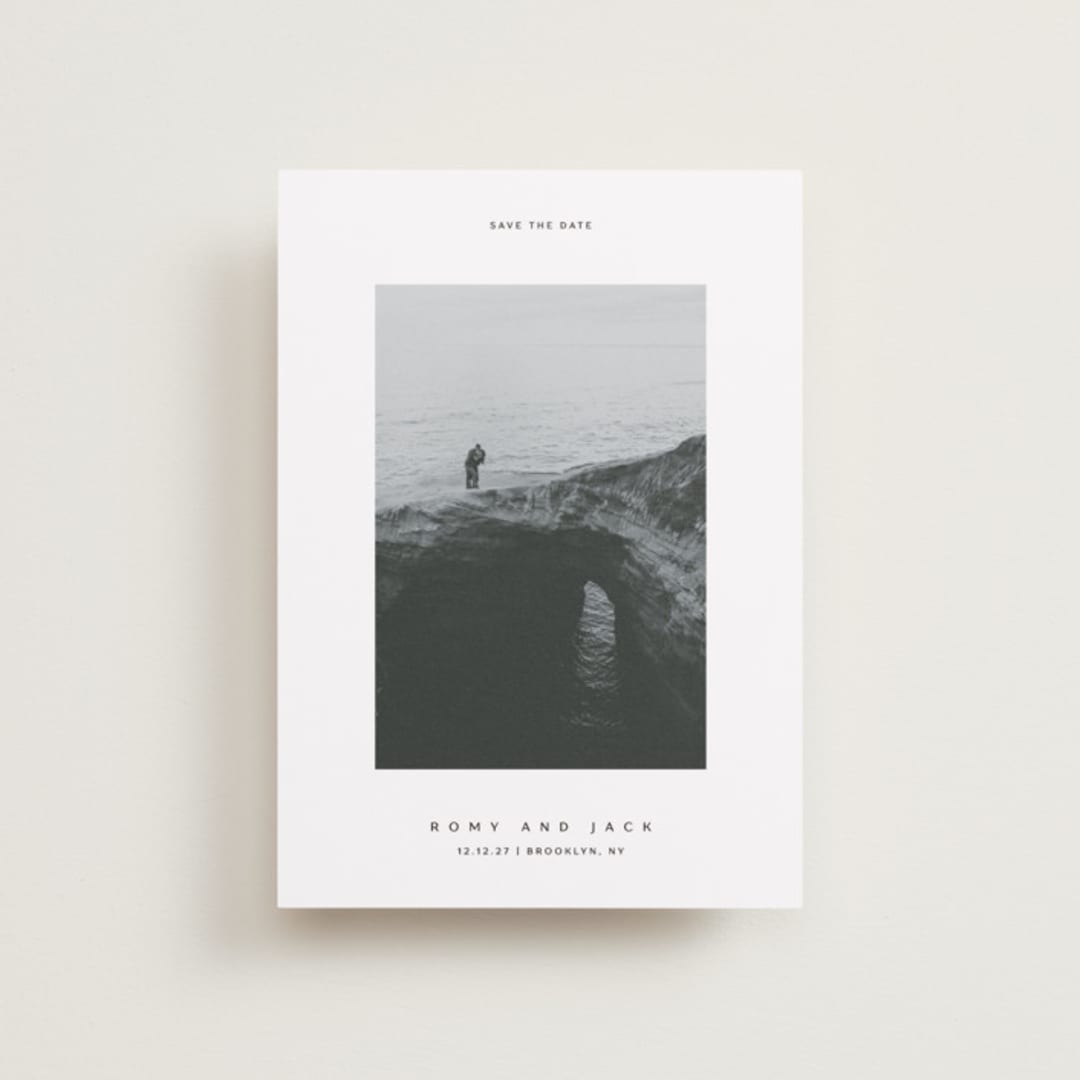 "Breathe love" - Save the Dates in Wave by Yuliya Evseeva - Front