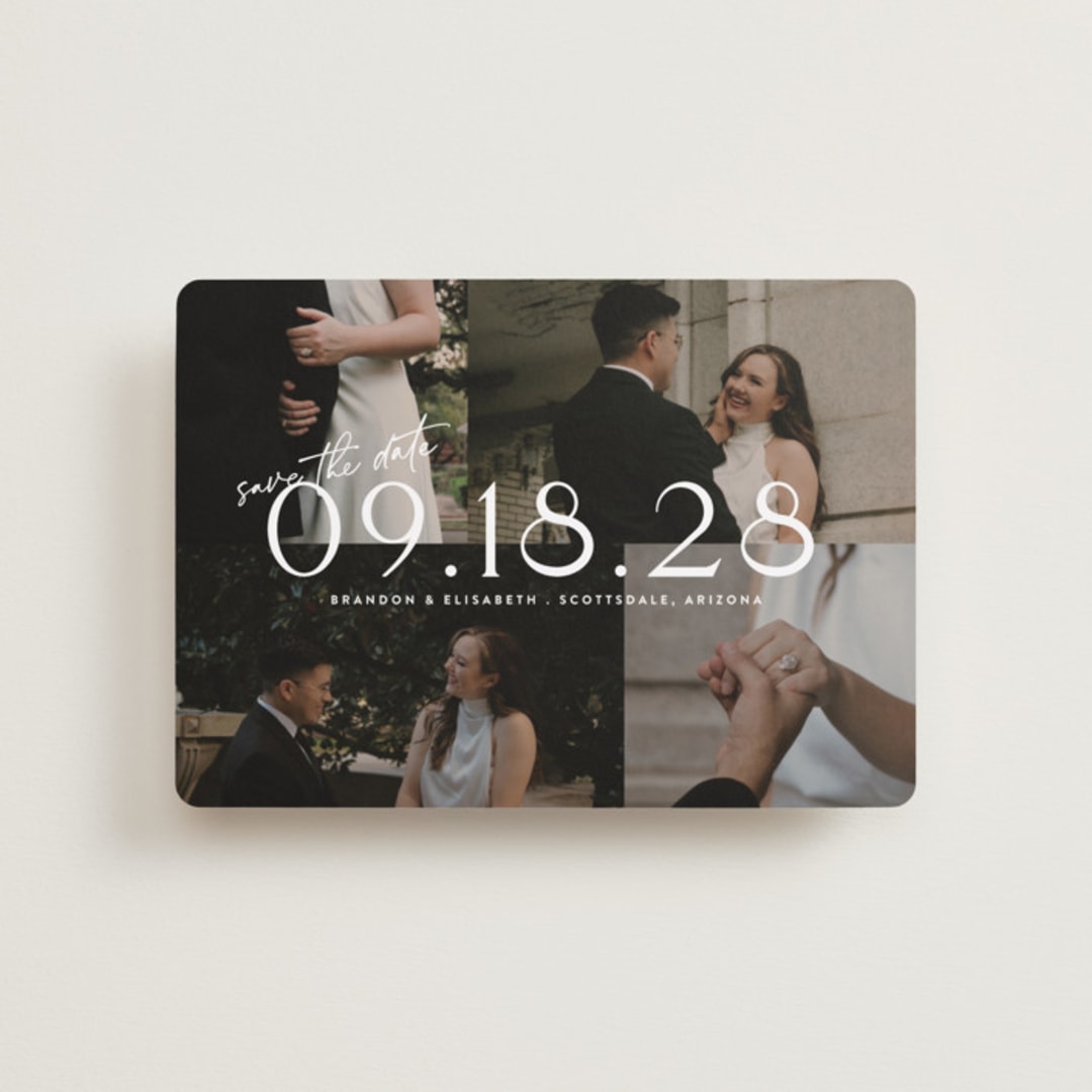 "Love Snaps" - Save the Dates in Opal by Cat Caudillo - Front