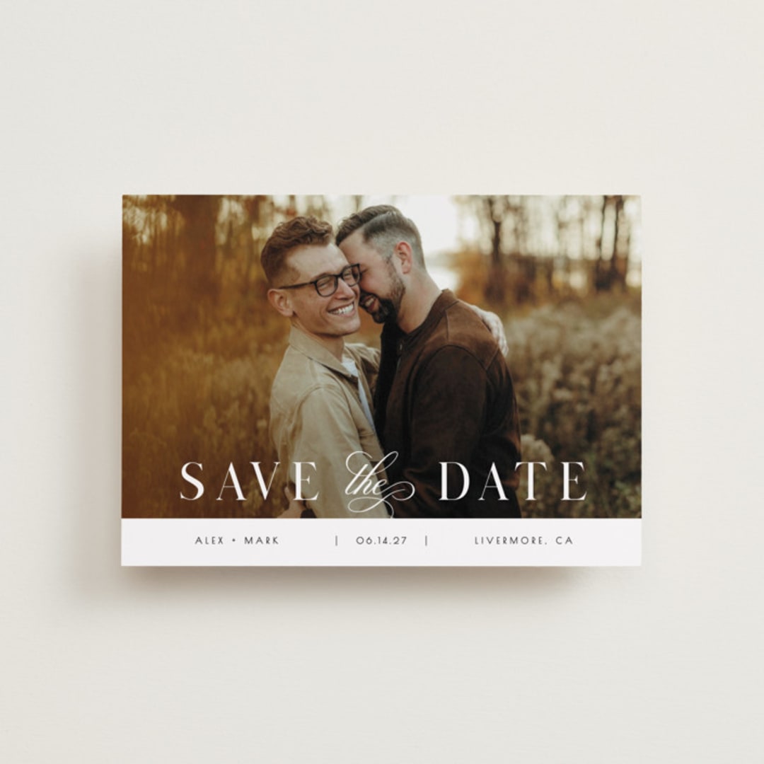 "simple space" - Save the Dates in Lily by Christy Hy Lee - Front