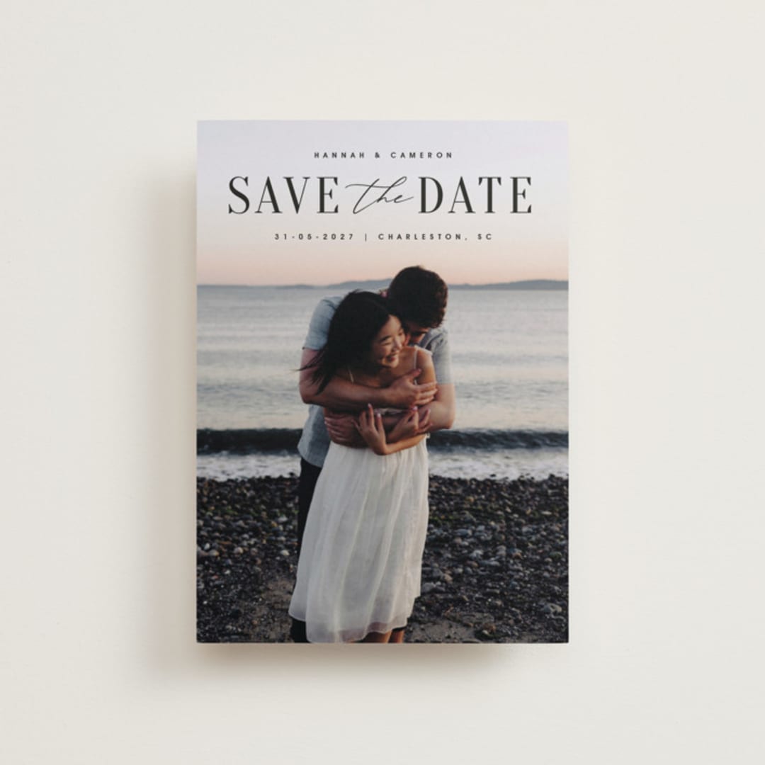 "Danielle" - Save the Dates in Ink by Zani van Zyl - Front