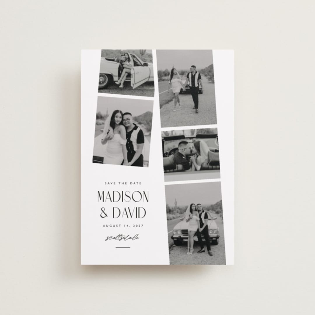 "Photo Booth" - Save the Dates in Sugar by Jessica Williams - Front