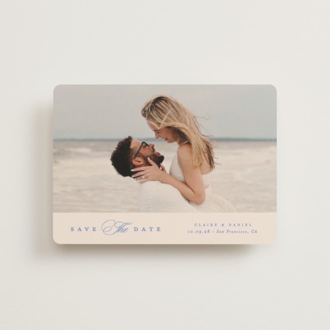 "Aristocratic" - Save the Dates in Wave by Creo Study - Front