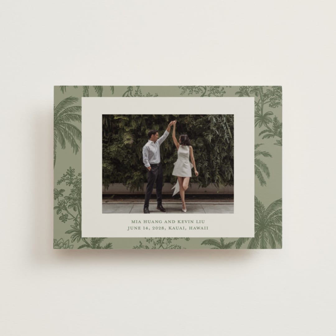 "Tropicale" - Save the Dates in Jungle by Jenna Holcomb - Front