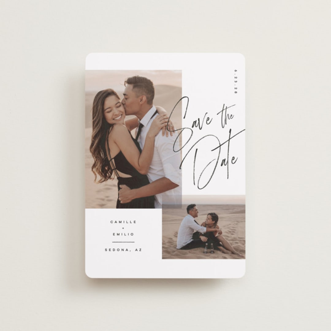 "Flirt" - Save the Dates in Ink by Kristie Kern - Front