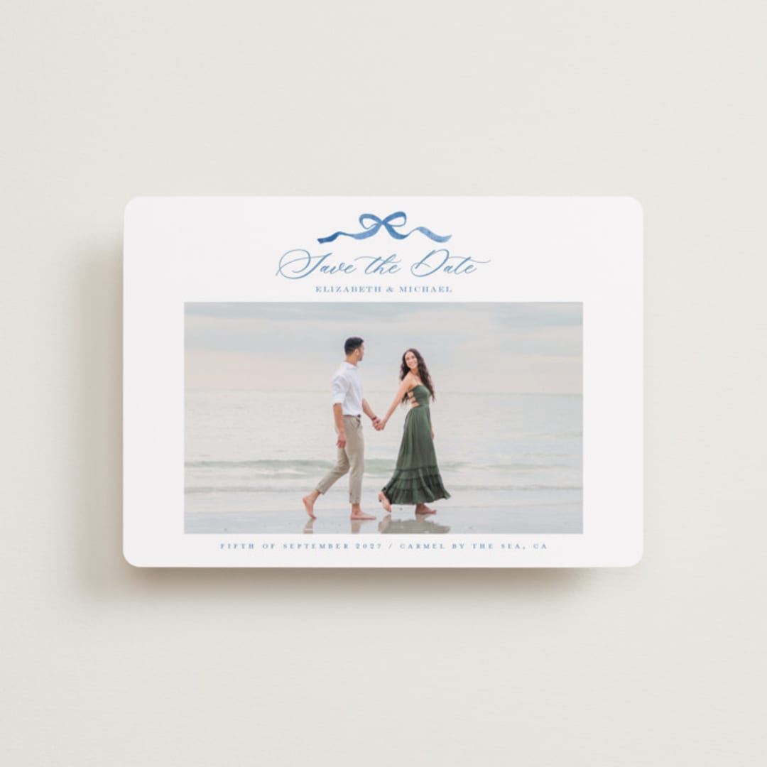 "Royal" - Save the Dates in Cobalt by Petra Kern - Front