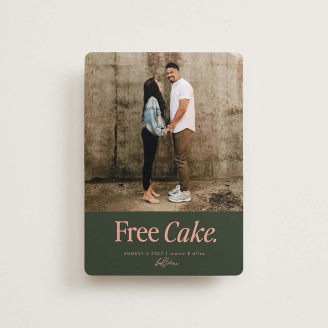 "Free Cake" - Save the Dates in Hunter by Erin L. Wilson - Front