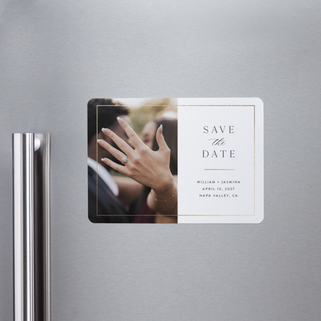 "Classico" - Save the Dates in Cloud by Christie Garcia - Front