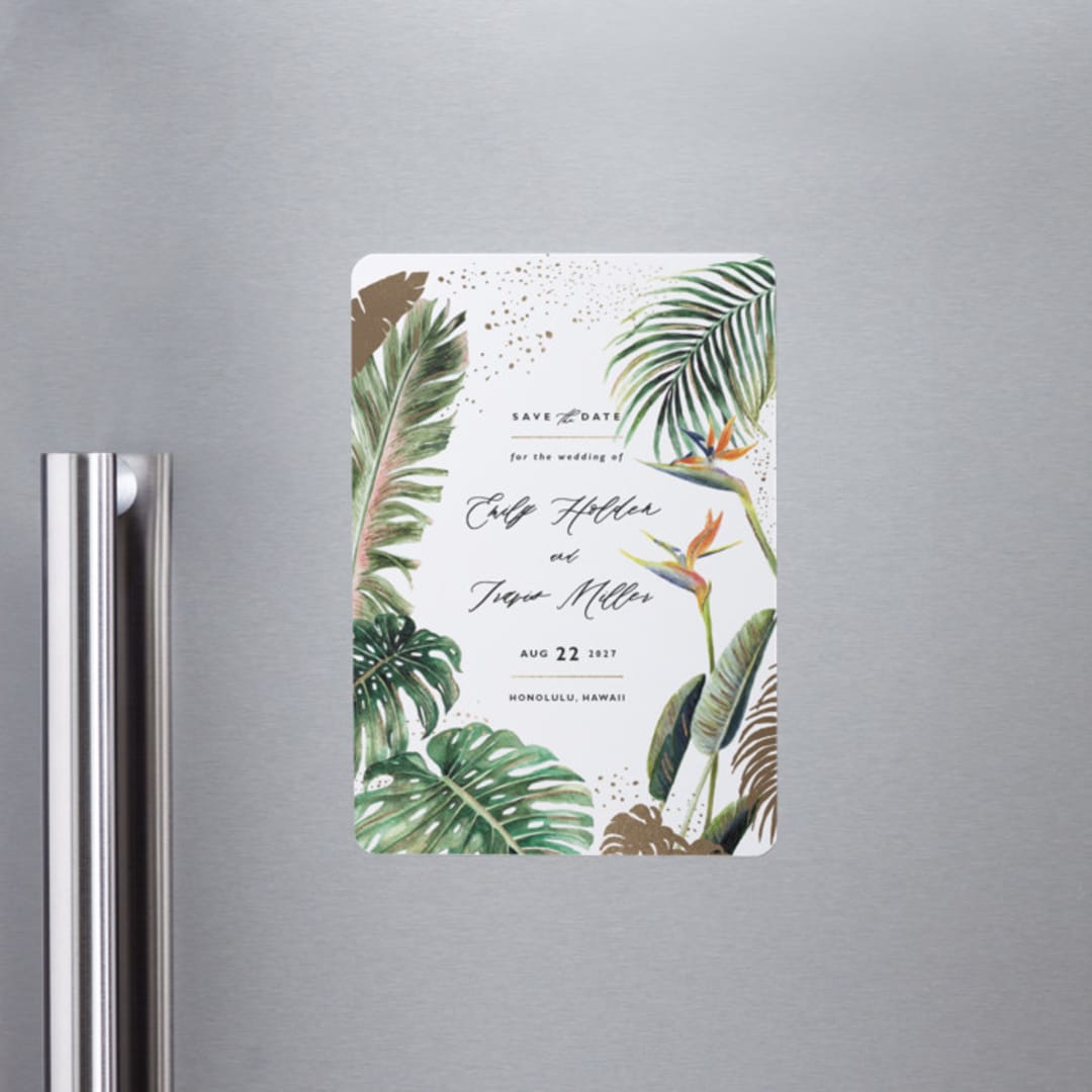 "Our Paradise" - Save the Dates in Fern by Elly - Front