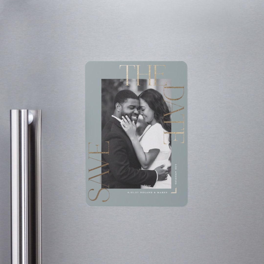 "Picturesque" - Save the Dates in Pebble by Susan Zinader - Front