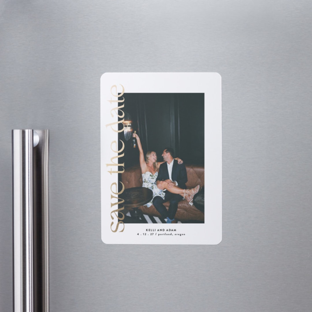 "Cover Page" - Save the Dates in Pearl by Roxy Cervantes - Front