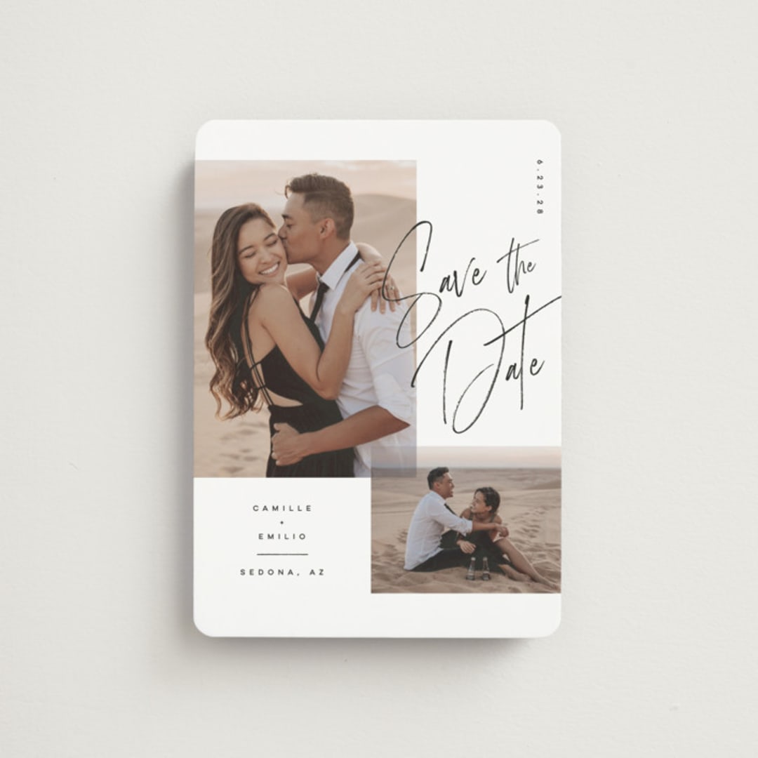 "Flirt" - Save the Dates in Ink by Kristie Kern - Front