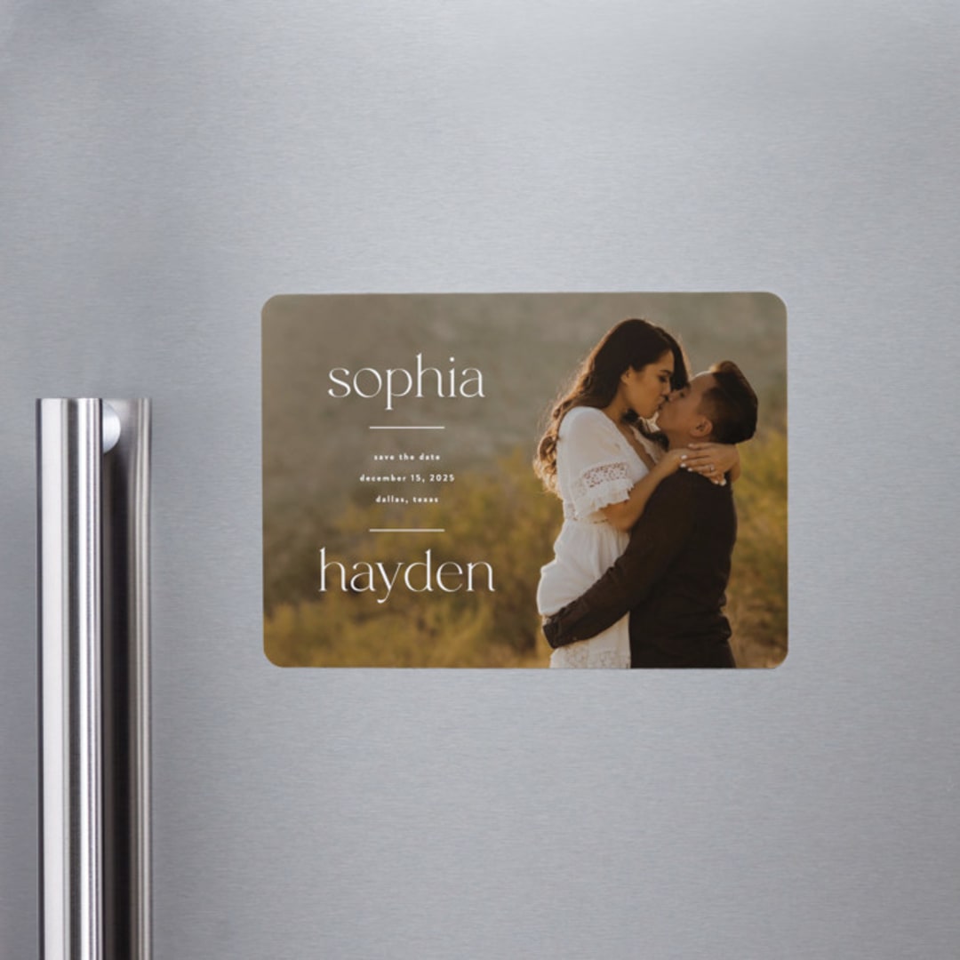 "Namesake" - Save the Dates in Pearl by Susan Asbill - Front