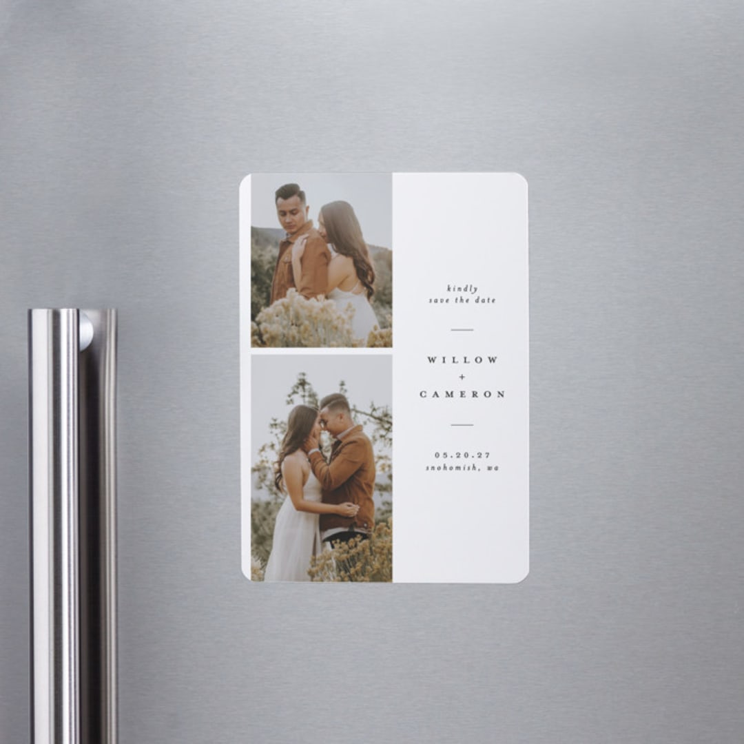 "Classic" - Save the Dates in Snow by Joanna Griffin - Front