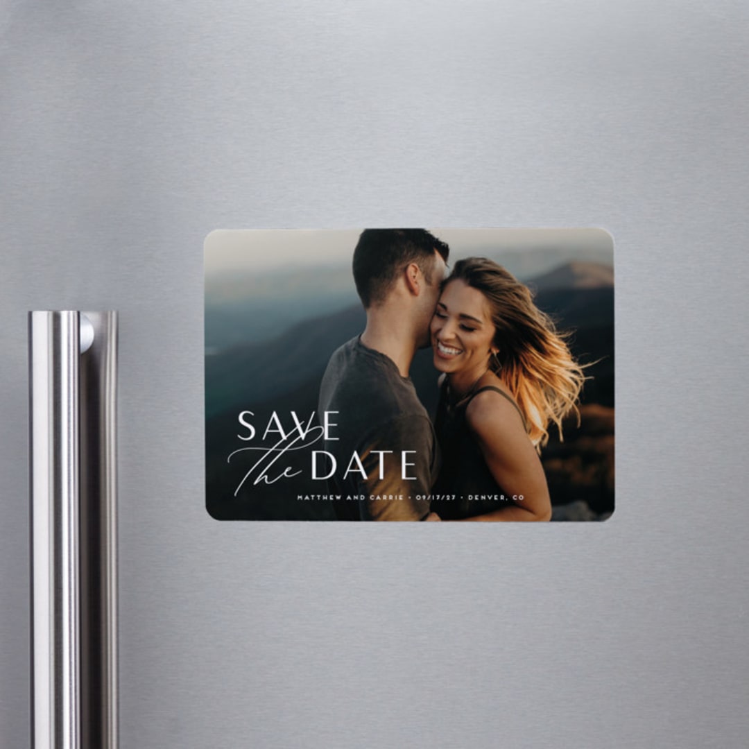 "Eloquent" - Save the Dates in Pearl by Jennifer Postorino - Front
