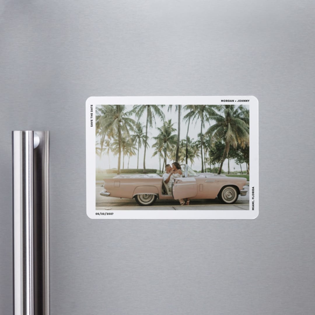 "Modern" - Save the Dates in Moon by Kelly Watkins - Front