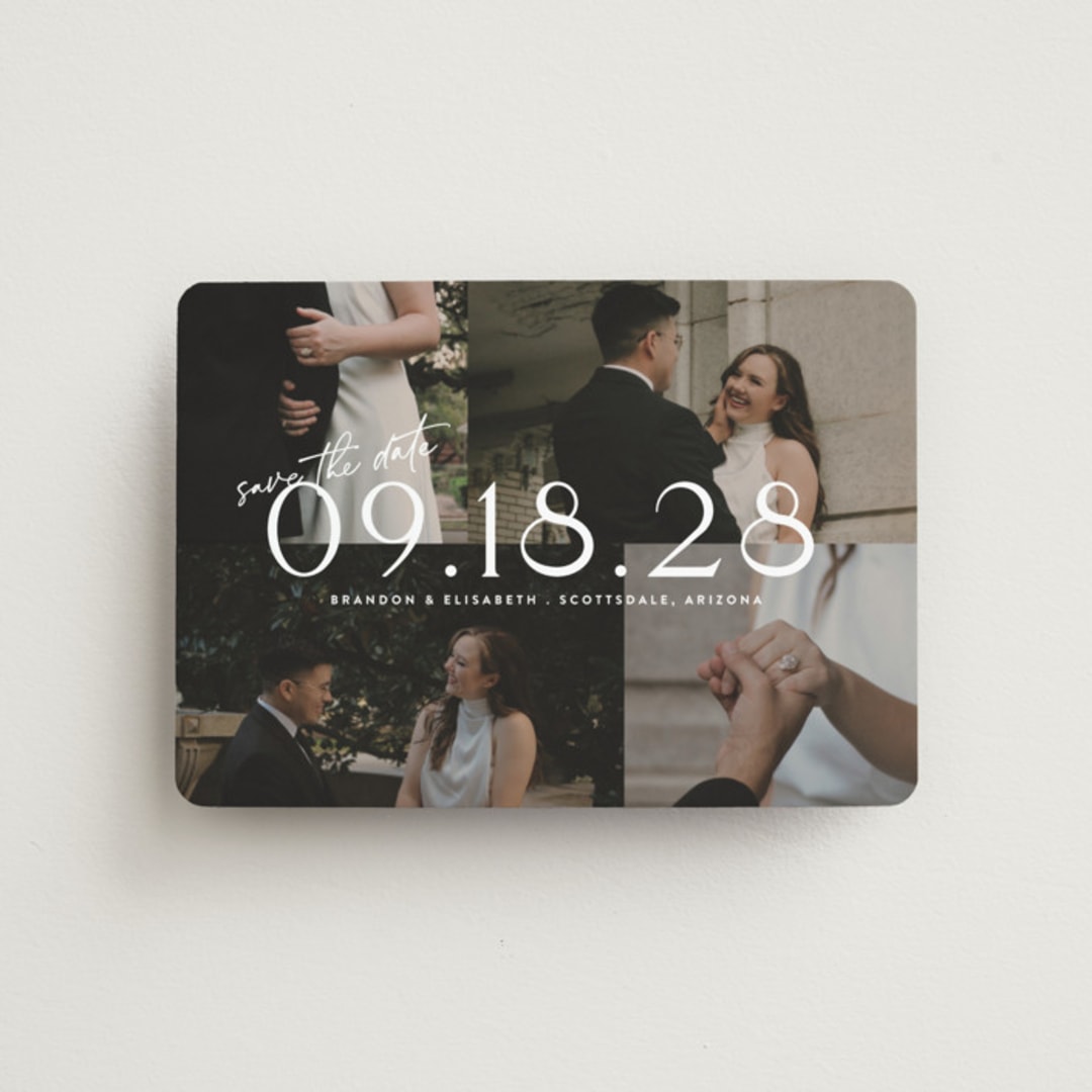 "Love Snaps" - Save the Dates in Opal by Cat Caudillo - Front