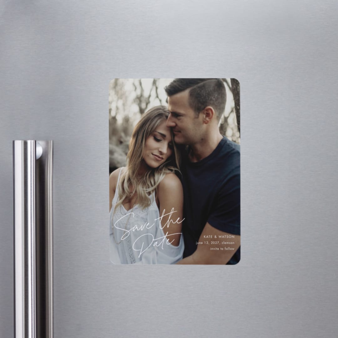 "Heartfelt" - Save the Dates in Canvas by Stacey Meacham - Front