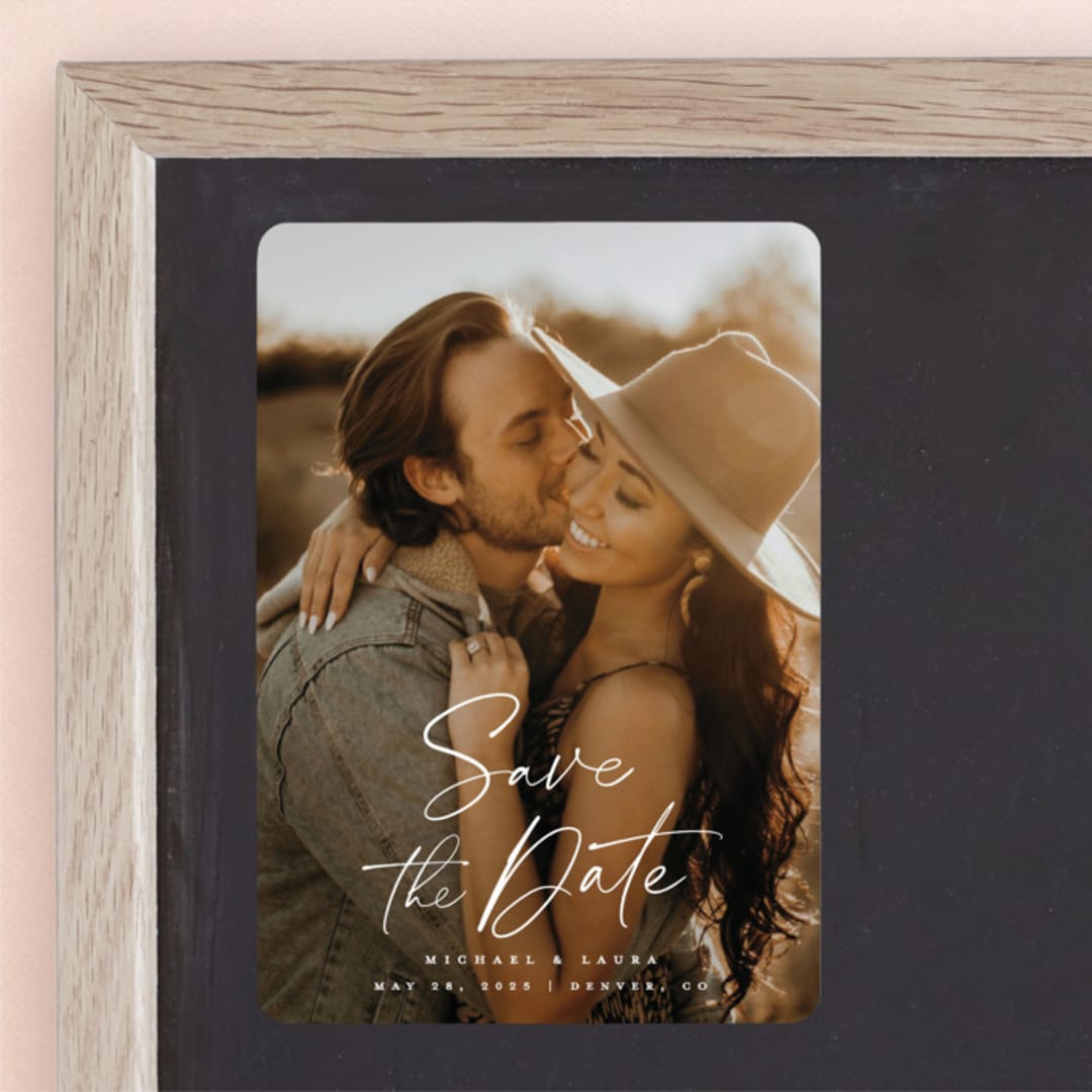"lovingly" - Save the Dates in Cloud by Carolyn Nicks - Front