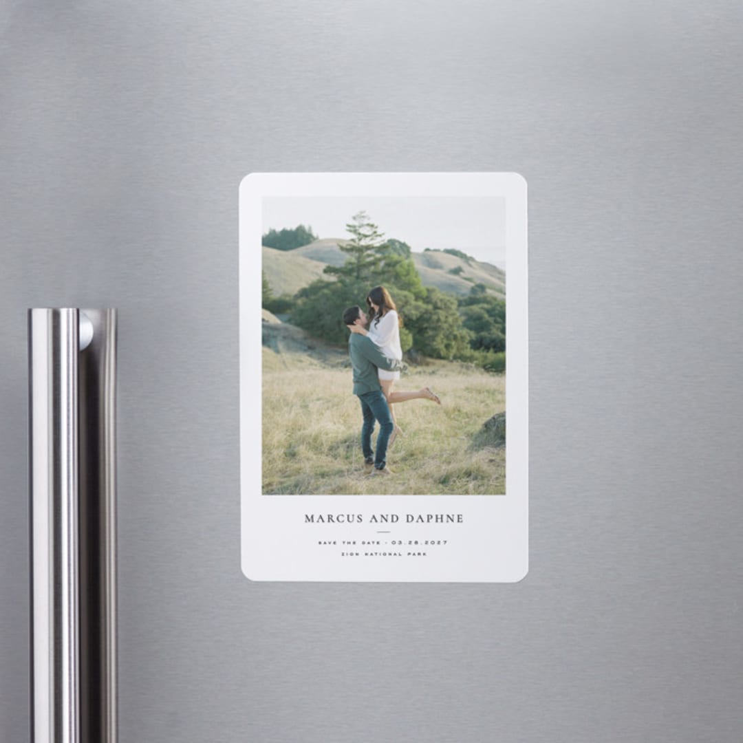 "Daisies" - Save the Dates in Ink by Wildfield Paper Co - Front