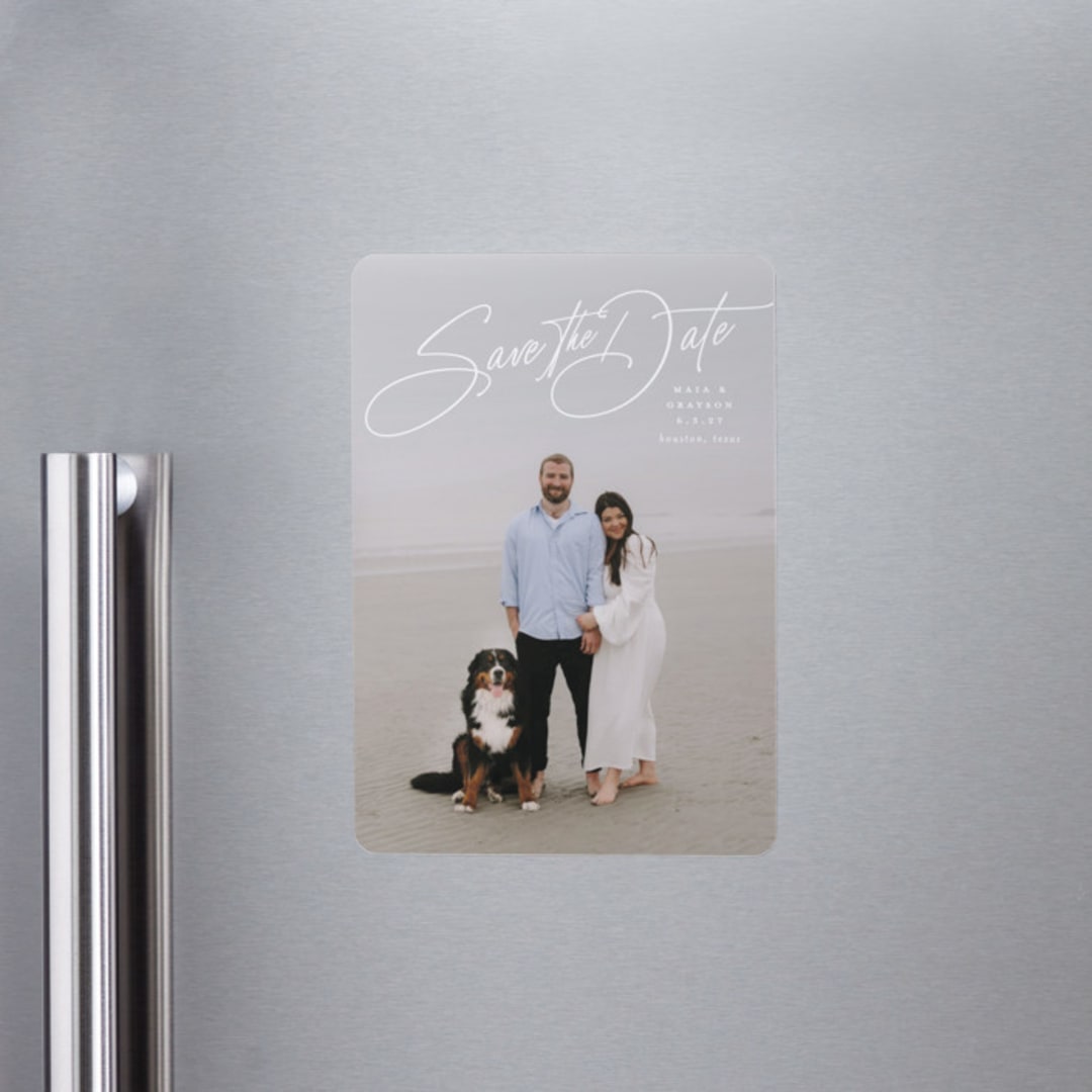 "Sweetest Love" - Save the Dates in Snow by Lauren Chism - Front