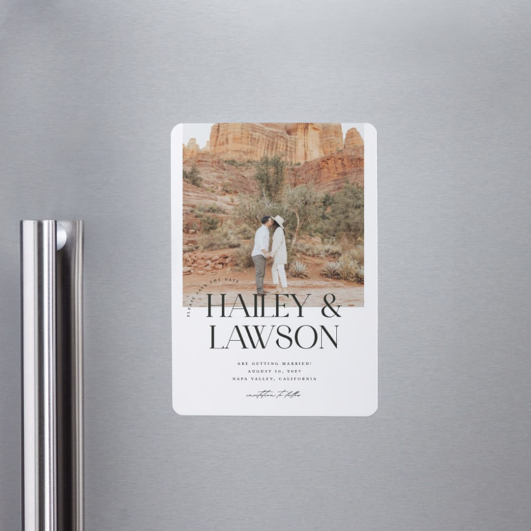 "Photographie" - Save the Dates in Noir by Christie Garcia - Front