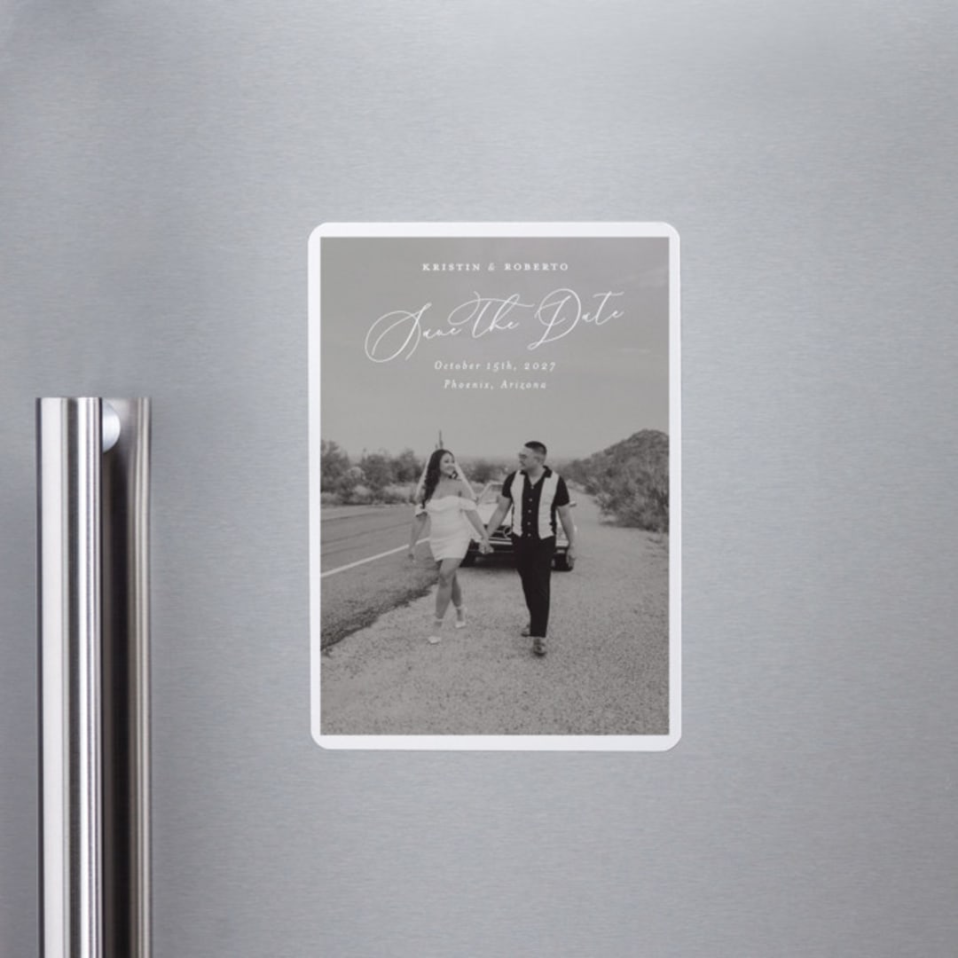 "Toulon" - Save the Dates in Bianco by Pati Cascino - Front