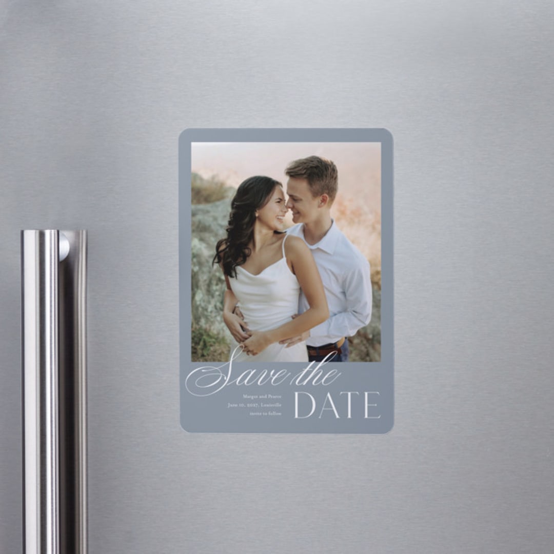 "Classic Manor" - Save the Dates in French Blue by Stacey Meacham - Front