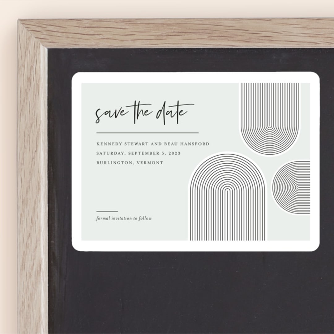 "Deco Do" - Save the Dates in Sky by Shari Margolin - Front