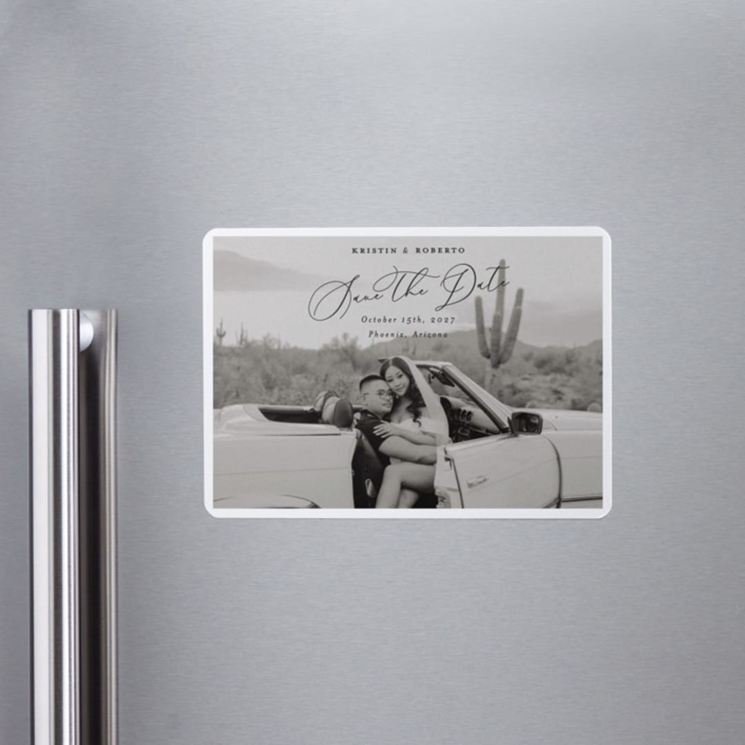 "Toulon" - Save the Dates in Nero by Pati Cascino - Front